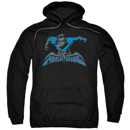 Batman Wing Of The Night Mens Hoodie Black Officially Licensed