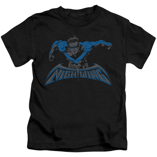 Batman Wing Of The Night Juvenile Kids Youth T Shirt Black Officially Licensed