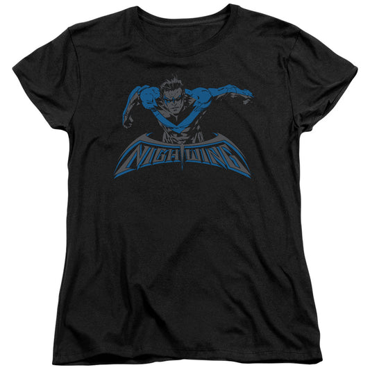 Batman Wing Of The Night Womens T Shirt Black Officially Licensed