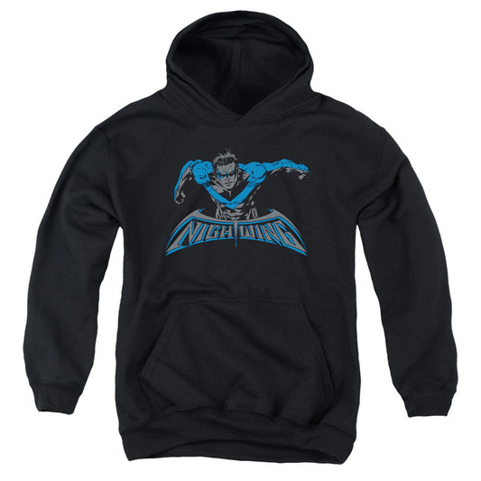 Batman Wing Of The Night Kids Youth Hoodie Black Officially Licensed