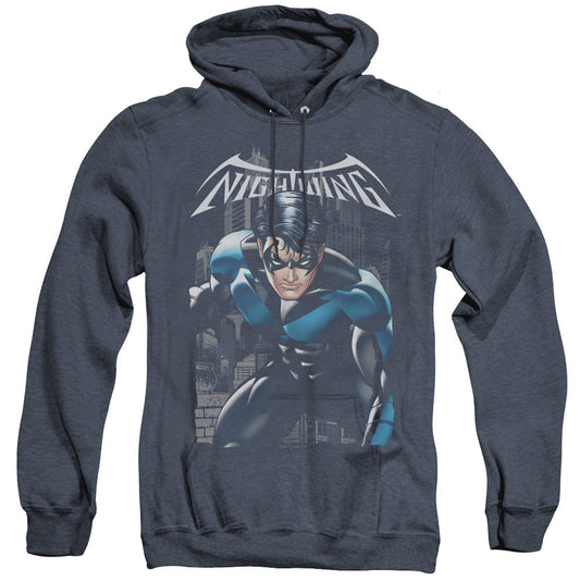 Batman A Legacy Heather Mens Hoodie Navy Officially Licensed