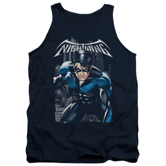 Batman A Legacy Mens Tank Top Shirt Navy Blue Officially Licensed