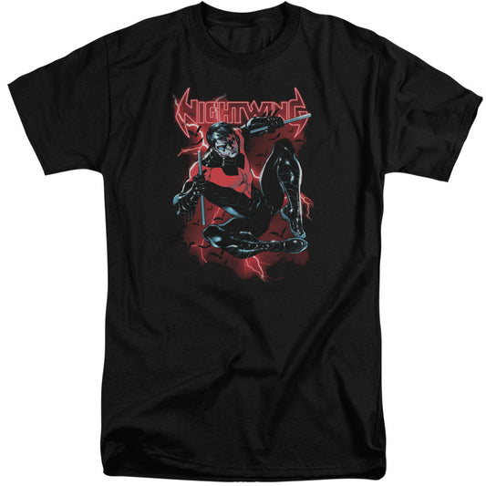 Batman Lightwing Mens Tall T Shirt Black Officially Licensed