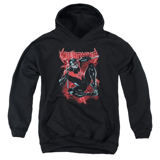 Batman Lightwing Kids Youth Hoodie Black Officially Licensed