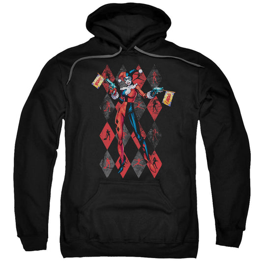 Batman Pow Pow Mens Hoodie Black Officially Licensed