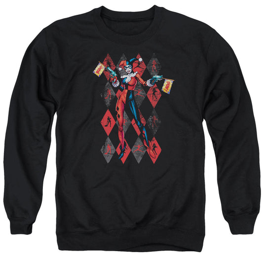Batman Pow Pow Mens Crewneck Sweatshirt Black