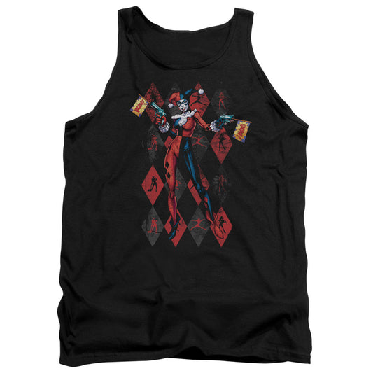 Batman Pow Pow Mens Tank Top Shirt Black Officially Licensed