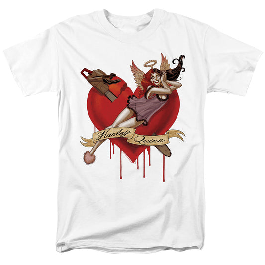 Batman Perfect Angel Mens T Shirt White Officially Licensed