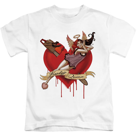 Batman Perfect Angel Juvenile Kids Youth T Shirt White Officially Licensed