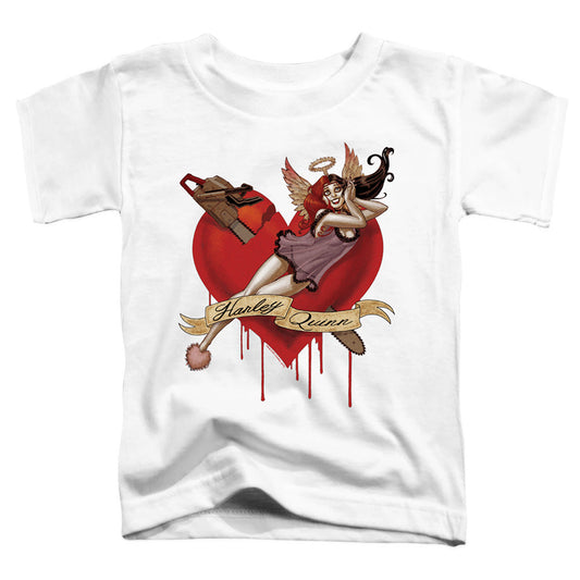 Batman Perfect Angel Toddler Kids Youth T Shirt White Officially Licensed