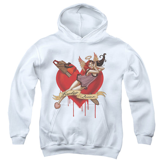 Batman Perfect Angel Kids Youth Hoodie White Officially Licensed