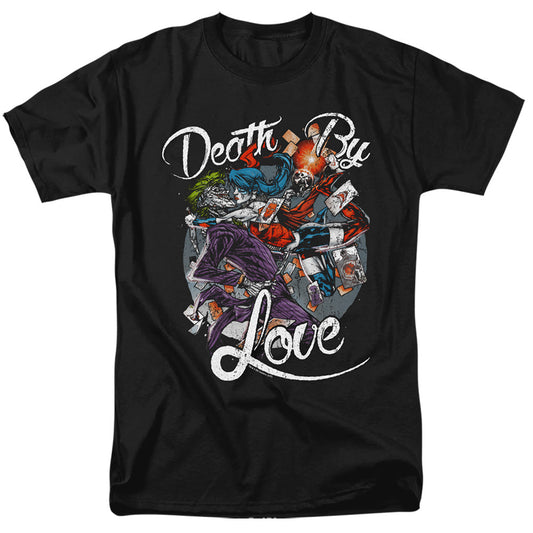 Batman Death By Love Mens T Shirt Black Officially Licensed