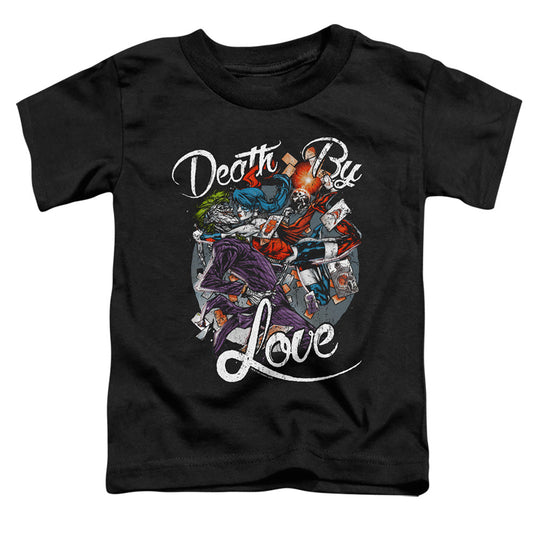 Batman Death By Love Toddler Kids Youth T Shirt Black Officially Licensed