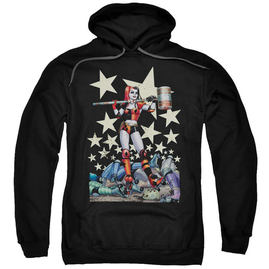 Batman Hammer Time Mens Hoodie Black Officially Licensed