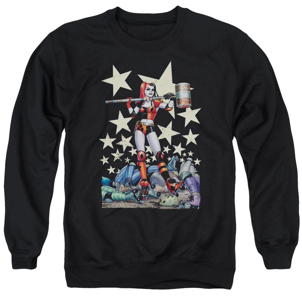 Batman Hammer Time Mens Crewneck Sweatshirt Black