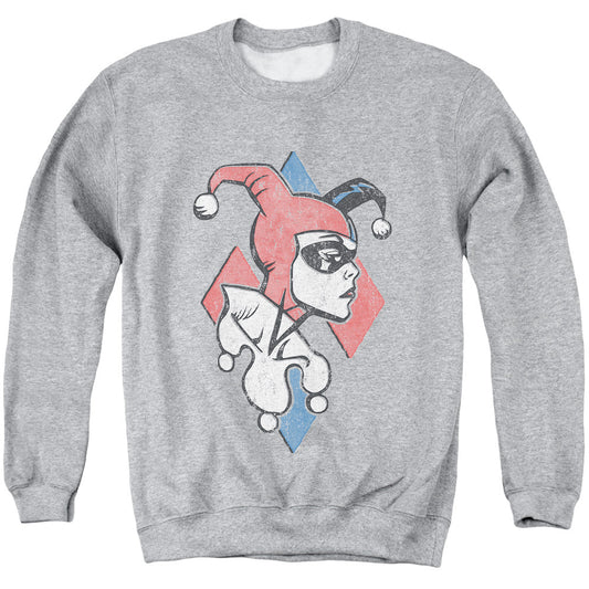 Batman Profiling Mens Crewneck Sweatshirt Athletic Heather