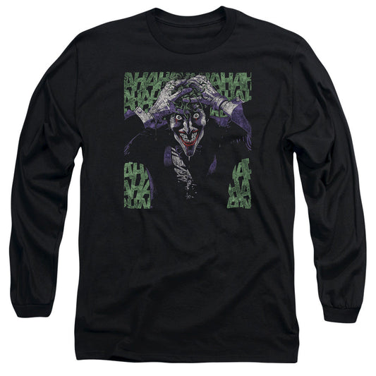 Batman Insanity Mens Long Sleeve Shirt Black Officially Licensed