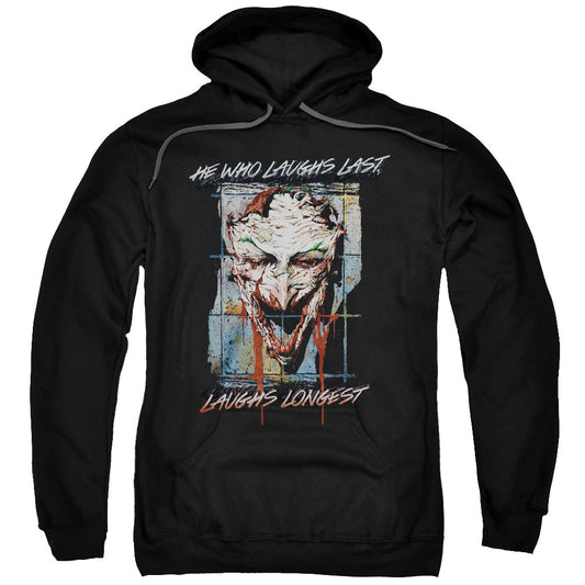 Batman Just For Laughs Mens Hoodie Black Officially Licensed