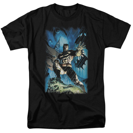 Batman Stormy Dark Knight Mens T Shirt Black Officially Licensed