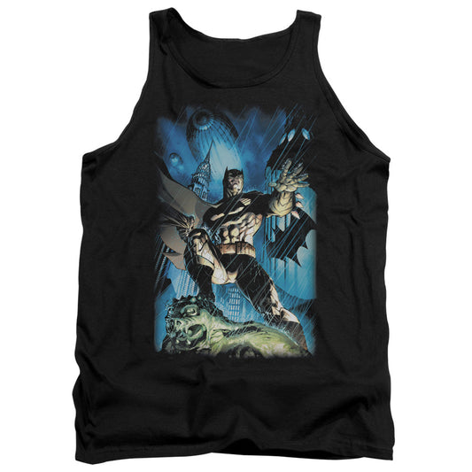 Batman Stormy Dark Knight Mens Tank Top Shirt Black Officially Licensed