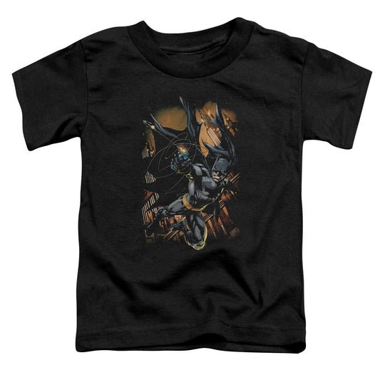 Batman Grapple Fire Toddler Kids Youth T Shirt Black Officially Licensed