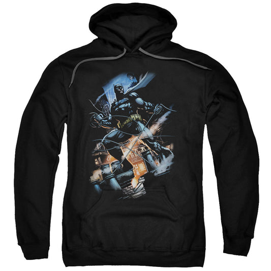 Batman Gotham Knight Mens Hoodie Black Officially Licensed