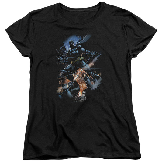 Batman Gotham Knight Womens T Shirt Black Officially Licensed