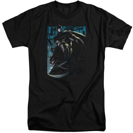 Batman Knight Falls In Gotham Mens Tall T Shirt Black Officially Licensed