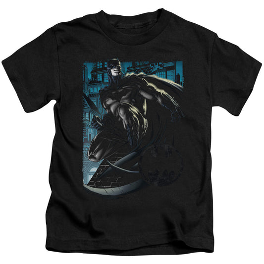 Batman Knight Falls In Gotham Juvenile Kids Youth T Shirt Black Officially Licensed