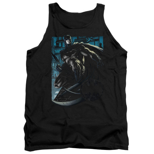 Batman Knight Falls In Gotham Mens Tank Top Shirt Black Officially Licensed