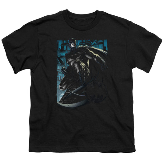 Batman Knight Falls In Gotham Kids Youth T Shirt Black Officially Licensed