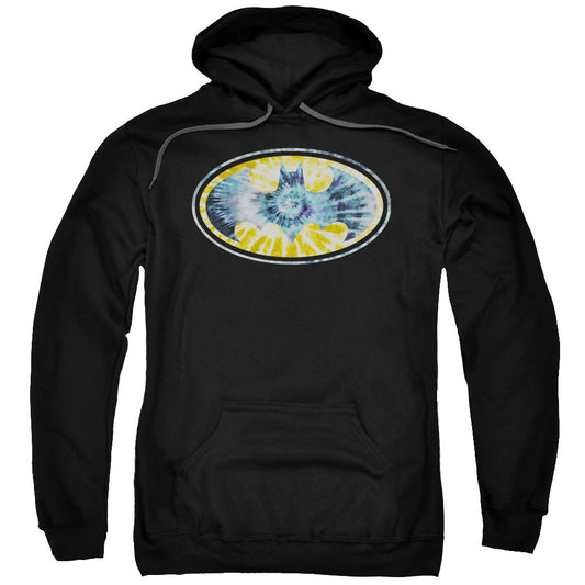 Batman Tie Dye 3 Mens Hoodie Black Officially Licensed