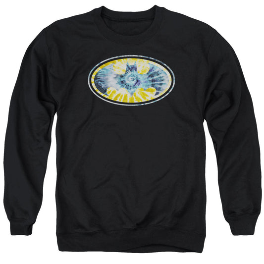 Batman Tie Dye 3 Mens Crewneck Sweatshirt Black