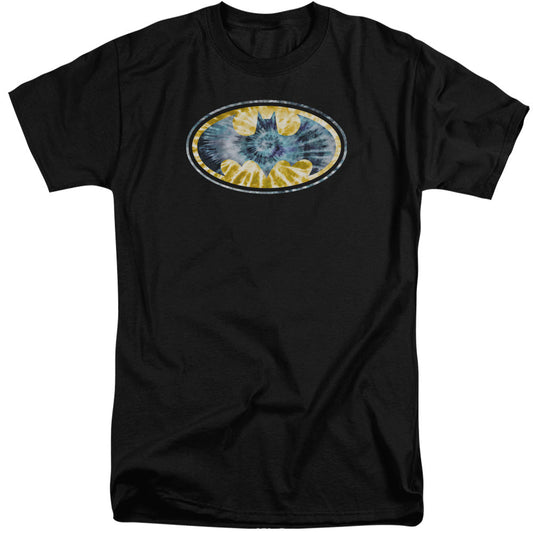 Batman Tie Dye 3 Mens Tall T Shirt Black Officially Licensed