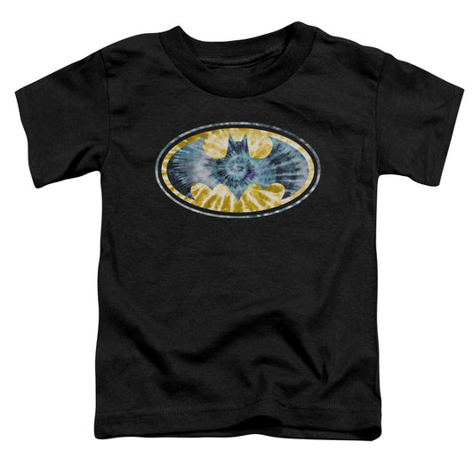 Batman Tie Dye 3 Toddler Kids Youth T Shirt Black Officially Licensed