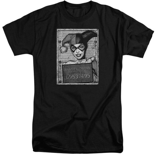Batman Harley Inmate Mens Tall T Shirt Black Officially Licensed