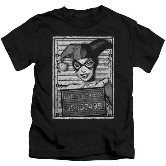 Batman Harley Inmate Juvenile Kids Youth T Shirt Black Officially Licensed