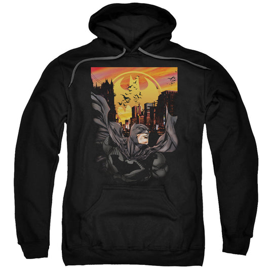 Batman Always On Call Mens Hoodie Black Officially Licensed