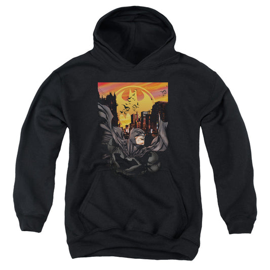 Batman Always On Call Kids Youth Hoodie Black Officially Licensed