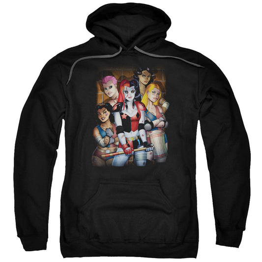 Batman Bad Girls Mens Hoodie Black Officially Licensed