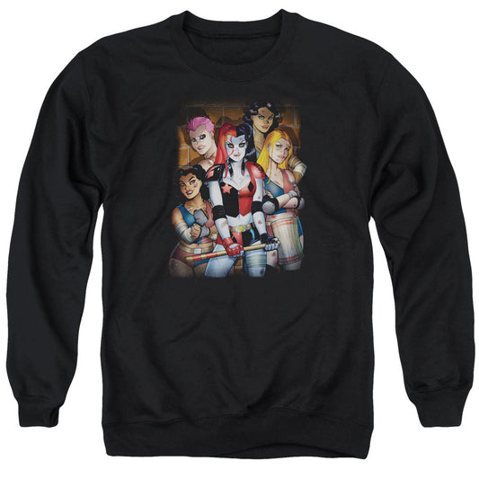 Batman Bad Girls Mens Crewneck Sweatshirt Black