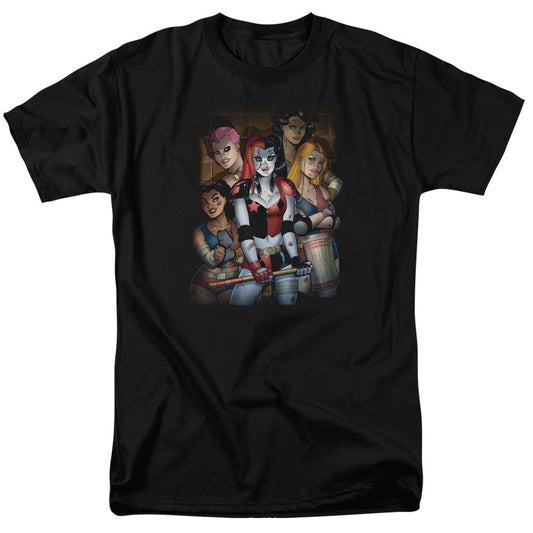 Batman Bad Girls Mens T Shirt Black Officially Licensed