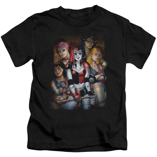 Batman Bad Girls Juvenile Kids Youth T Shirt Black Officially Licensed