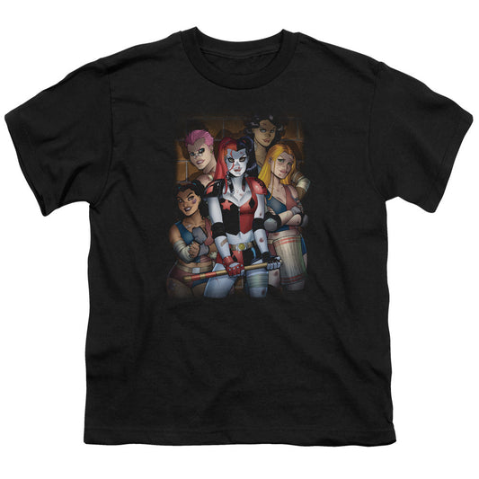 Batman Bad Girls Kids Youth T Shirt Black Officially Licensed