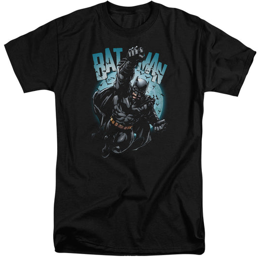 Batman Moon Knight Mens Tall T Shirt Black Officially Licensed