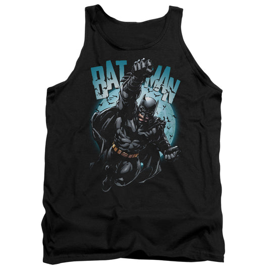 Batman Moon Knight Mens Tank Top Shirt Black Officially Licensed