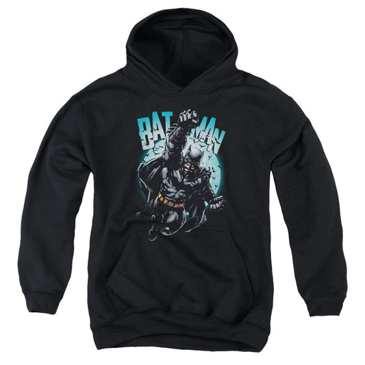 Batman Moon Knight Kids Youth Hoodie Black Officially Licensed