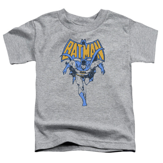 Batman Vintage Run Toddler Kids Youth T Shirt Athletic Heather Officially Licensed