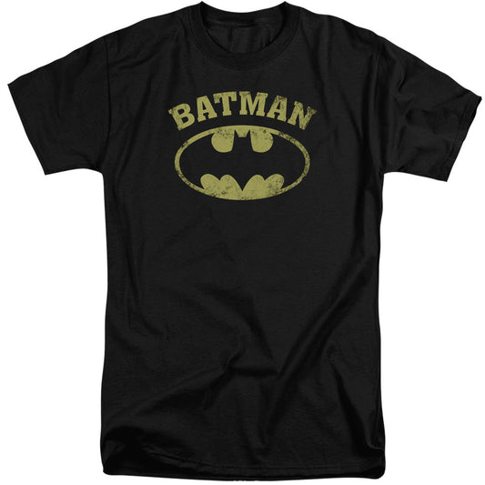 Batman Over Symbol Mens Tall T Shirt Black Officially Licensed