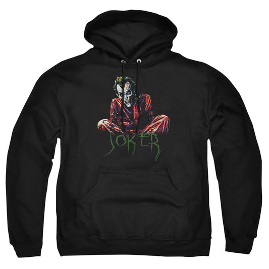 Batman Straight Jacket Mens Hoodie Black Officially Licensed